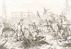 25 июня 1656 г. Венецианцы восторженно встречают адмирала Ладзаро Мочениго, одержавшего победу над турецким флотом в проливе Дарданеллы. Storia Veneta, л.130. Венеция, 1864
