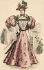 Французская мода из журнала La Mode de Style, выпуск № 28, 1895 год.
