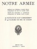 Титульный лист альбома литографий Notre armée, содержащего 20 портретов высших офицеров и 40 хромолитографий, иллюстрирующих униформу швейцарской армии эпохи Первой мировой войны. Женева, 1915