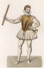 Генрих I Лотарингский, герцог де Гиз по прозвищу Рубленный (1550--1588) (лист 42 работы Жоржа Дюплесси "Исторический костюм XVI -- XVIII веков", роскошно изданной в Париже в 1867 году)