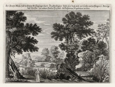 Пророк Михей (из Biblisches Engel- und Kunstwerk -- шедевра германского барокко. Гравировал неподражаемый Иоганн Ульрих Краусс в Аугсбурге в 1700 году)