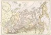 Карта азиатской России. The Comprehensive Atlas and Geography of the World, л.29. Лондон, 1882