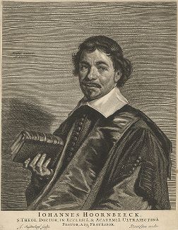 Портрет профессора теологии Йоханнеса Хорнбека (1617-1666) работы Йонаса Сюйдерхуфа с оригинала Франса Халса. 