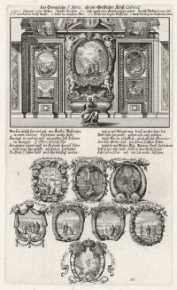 1. Крещение Иисуса Христа 2. Восемь сцен из Евангелия от Марка (из Biblisches Engel- und Kunstwerk -- шедевра германского барокко. Гравировал неподражаемый Иоганн Ульрих Краусс в Аугсбурге в 1700 году)