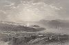 Вид на пролив Золотые Ворота, соединяющий залив Сан-Франциско с Тихим океаном. Лист из издания "Picturesque America", т.I, Нью-Йорк, 1873.