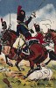 Атака французских конных гренадеров в сражении при Ваграме 5-6 июля 1809 г. Коллекция Роберта фон Арнольди. Германия, 1911-29