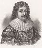 Тридцатилетняя война. Фридрих V (26 августа 1596 -- 29 ноября 1632) -- курфюрст Пфальцский (1610—23), король Чехии (1619—20), имперским эдиктом был лишен владений и титула (1623). Trettio-ariga krigets markvardigaste personer. Стокгольм, 1861