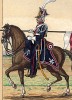 1810 г. Кавалерист 1-го гвардейского полка польских улан французской армии. Коллекция Роберта фон Арнольди. Германия, 1911-29
