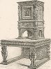 Итальянское бюро, XVI век. Meubles religieux et civils..., Париж, 1864-74 гг. 