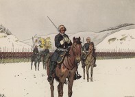 Молитва фельдмаршала Л. Ангальт Дессау перед битвой 15 декабря 1745 г.: «Господи, яви милость ко мне сегодня, если нет, помоги хотя бы этим пройдохам [пруссакам], а неприятелям не помогай». Р.Кнотель, К.Рехлинг "Старый Фриц...", л.16. Берлин, 1895