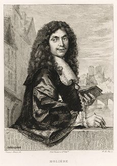 Мольер (Жан Батист Поклен, 1622-1673) - французский драматург и актер. 