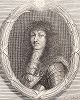 Портрет молодого Людовика XIV работы придворного художника и гравера Жерара Эделинка. 