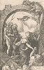 Cерия "Страсти Христовы". Сошествие во Ад. Гравюра Альбрехта Дюрера, выполненная в 1512 году (Репринт 1928 года. Лейпциг)