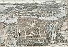 Вид на Щецин (Польша) с высоты птичьего полета. Civitates orbis terrarum. Liber quartus urbium praecipuarum totius mundi Франца Хогенберга и Георга Брауна, Кёльн, 1588-97