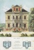 Образец французской загородной архитектуры конца XIX века (из популярного у парижских архитекторов 1880-х Nouvelles maisons de campagne...)