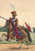 1811 г. Кавлерист 2-го гвардейского полка красных улан французской армии. Коллекция Роберта фон Арнольди. Германия, 1911-29