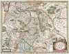 Карта области Рейнланд-Пфальц. Nova descriptio Palatinatus Rheni. Составил Ян Янсониус. Амстердам, 1630