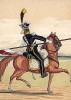 1813 г. Кавалерист 7-го полка французской легкой кавалерии. Коллекция Роберта фон Арнольди. Германия, 1911-29