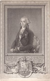 Дон Хосе Мария Альварес де Толедо и Гонзаго, герцог Альба (1756--1796) - меценат и покровитель Франциско Гойи, супруг легендарной герцогини Альба. 