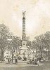 Площадь Шатле (из работы Paris dans sa splendeur, изданной в Париже в 1860-е годы)