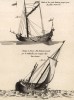 Морской флот. Яхта, урка. (Ивердонская энциклопедия. Том VII. Швейцария, 1778 год)