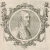 Памфилус -- ученик Платона (лист 27 иллюстраций к известной работе Medicorum philosophorumque icones ex bibliotheca Johannis Sambuci, изданной в Антверпене в 1603 году)