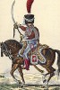 1806 г. Кавалерист 2-го полка французских гусар. Коллекция Роберта фон Арнольди. Германия, 1911-28