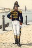 1804 г. Офицер морской пехоты императорской гвардии Наполеона. Коллекция Роберта фон Арнольди. Германия, 1911-28