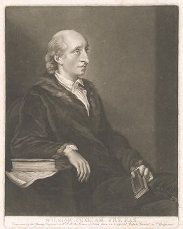 Уильям Кокс (1747-1828) - английский историк и архидьякон Уилтшира.  Меццо-тинто Джона Янга, придворного гравера принца Уэльского. 