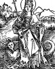 Святая Маргарита Антиохийская. Ганс Бальдунг Грин. Иллюстрация к Hortulus Animae. Издал Martin Flach. Страсбург, 1512
