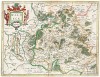 Карта графства Вальдек. Waldeck comitatus. Составил Герхард Меркатор. Дуйсбург, 1595