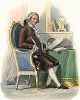 Жан-Батист Луи Грессе (1709-1777) - французский драматург и поэт. Лист из серии Le Plutarque francais..., Париж, 1844-47 гг. 