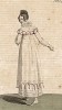 Платье и плащик из перкаля - стиль сasual в эпоху ампир. Из первого французского журнала мод эпохи ампир Journal des dames et des modes, Париж, 1813. Модель № 1324