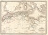 Карта Северной Африки, Берберии, империи Марокко, а также Алжира, Туниса и Триполи. Atlas universel de geographie ancienne et moderne..., л.41. Париж, 1842