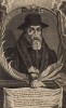 Джон Фокс, скончавшийся в 1587 году в возрасте 70 лет. The Lives of the Primitive Martyrs, from the Birth of Our Blessed Saviour, to the Reign of Queen Mary I. Фронтиспис. Лондон, 1776