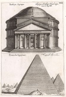 Пантеон Агриппы и египетские пирамиды. 