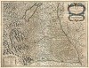 Карта Верхней Швабии. Alemannia sive Suevia superior. Составил Йоханн Кристоф Хартер. Издал Виллем Блау. Амстердам, 1645 
