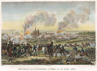 Сражение под Ратисбонном (Регенсбургская битва) 23 апреля 1809 года. 