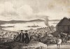 Стойбище калмыков. La Russie pittoresque, sous la direction de M. Jean Czynski, л.10. Париж, 1837