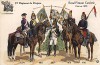 1779-1910 гг. Мундиры и знамена 19-го драгунского полка французской армии, сформированного в 1670 г. и сражавшегося при Ваграме, Бородино и Дрездене. Коллекция Роберта фон Арнольди. Германия, 1911-29