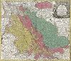Карта архиепископства Кёльнского и герцогства Юлих-Берг. Mappa Geographica continens Archiepiscopatum et electoratum Coloniensem. 