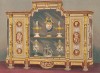Кабинет, выполненный в греко-помпейском стиле, популярном при Наполеоне III (Каталог Всемирной выставки в Лондоне. 1862 год. Том 3. Лист 236)