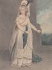 Английская актриса Элизабет Поуп (1740-1797) в роли Зары из пьесы Уильма Конгрива "Невеста в трауре". 