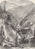 Гора Мок-Чанк, вид с горы Пизга-маунт, штат Пенсильвания. Лист из издания "Picturesque America", т.I, Нью-Йорк, 1872.