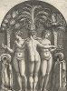Три грации или наяды. Гравюра Маркантонио Раймонди, ок. 1510-27 гг. 