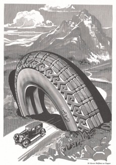 Реклама автомобильных шин. 