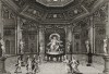 Пророк Даниил обличает отступников от истинной веры перед статуей Ваала (из Biblisches Engel- und Kunstwerk -- шедевра германского барокко. Гравировал неподражаемый Иоганн Ульрих Краусс в Аугсбурге в 1700 году)