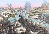 Франко-прусская война 1870-71 гг. Сражение при Бетанкуре 16 января 1871 г. Редкая немецкая литография