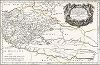 Карта Подолья или Брацлавского воеводства, составленная на основе генеральной карты Украины Гийома Лавассёр де Боплана, 1665 год. 