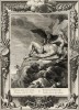 Орёл, клюющий печень Прометея (лист известной работы "Храм муз", изданной в Амстердаме в 1733 году)